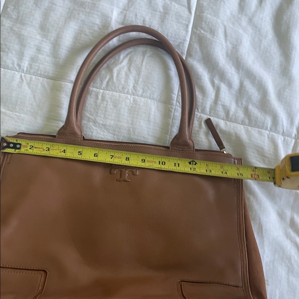 Tory Burch Tan Leather Tote - Picture 8 of 14